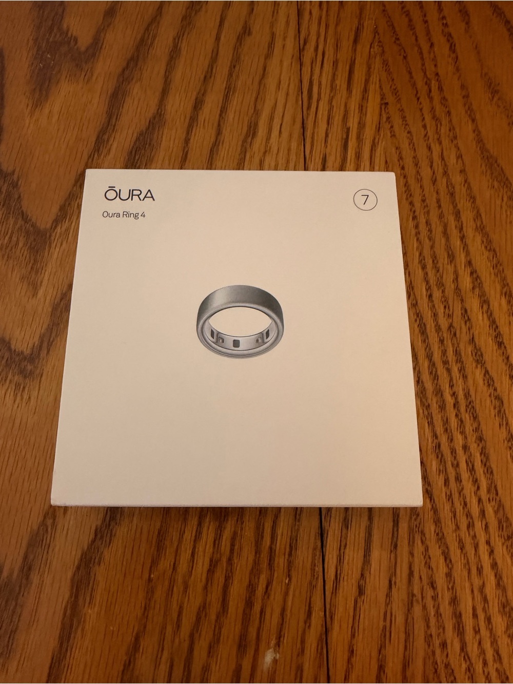 Oura Ring 4 Silver (Size 7)